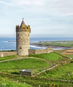 Doonagore Castle Ireland Diamond Painting