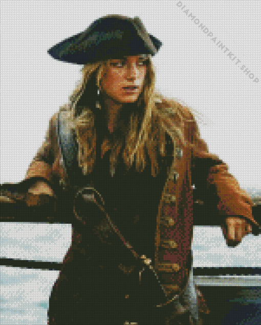 Elizabeth Swann Pirates Of The Caribbean Diamond Painting