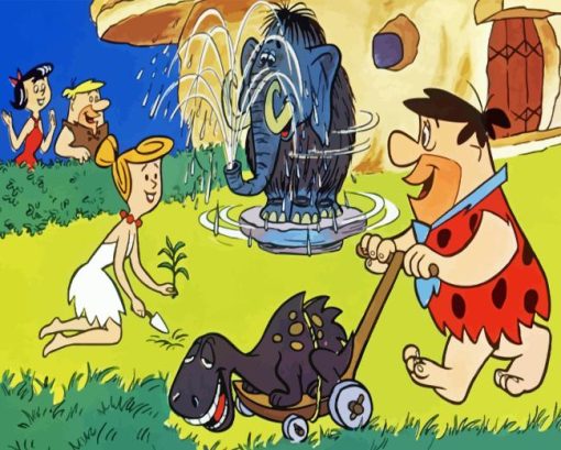 Flintstones And Jetsons Diamond Painting