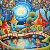 Folk Art House Diamond Painting