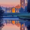 Fountains Abbey Art Diamond Painting