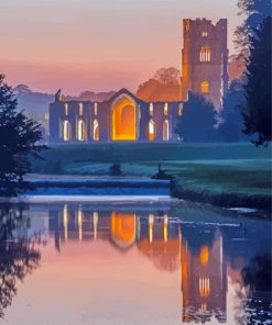 Fountains Abbey Art Diamond Painting