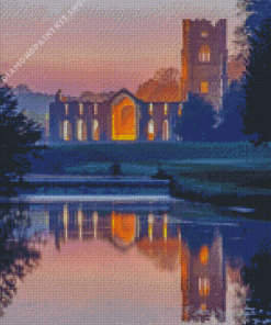 Fountains Abbey Art Diamond Painting