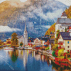 Hallstatt Lake Austria Diamond Painting