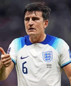 Harry Maguire Player Diamond Painting