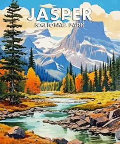Jasper Park Poster Diamond Painting