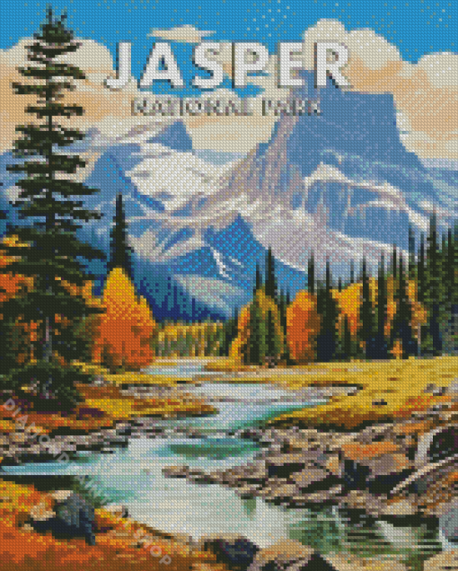 Jasper Park Poster Diamond Painting