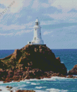 Jersey Lighthouse Diamond Painting