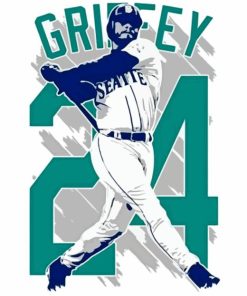 Ken Griffey Jr Poster Diamond Painting