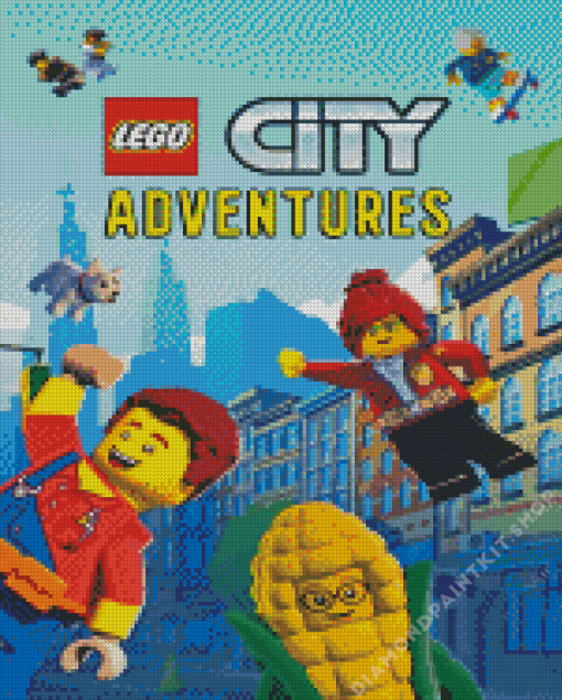 LEGO City Adventures Poster Diamond Painting