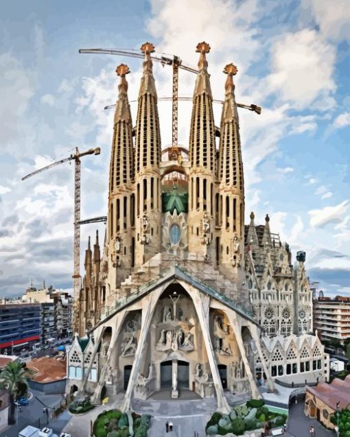 La Sagrada Familia Diamond Painting