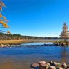 Lake Itasca In Minnesota Diamond Painting