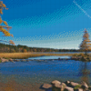 Lake Itasca In Minnesota Diamond Painting