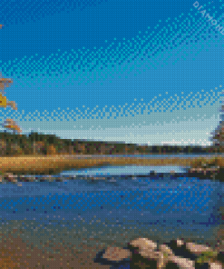 Lake Itasca In Minnesota Diamond Painting