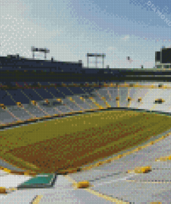 Lambeau Field Stadium Diamond Painting