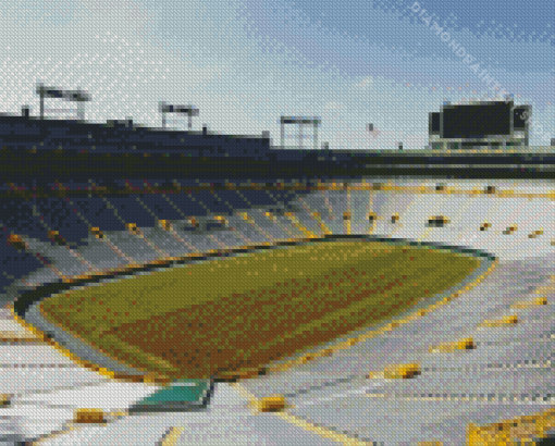 Lambeau Field Stadium Diamond Painting