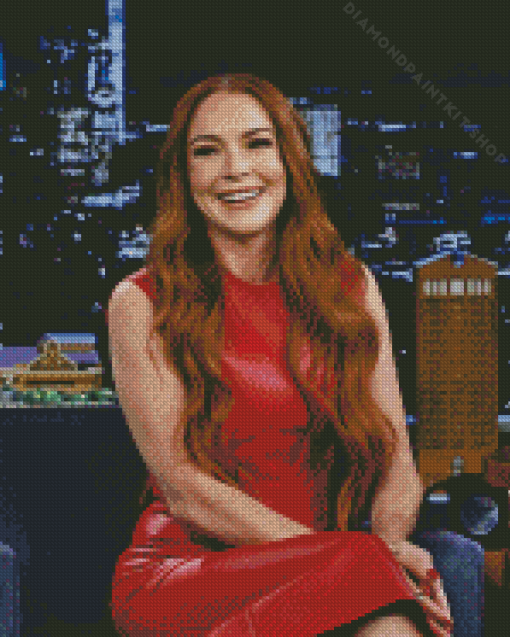 Lindsay Lohan Diamond Painting