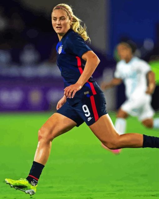 Lindsey Horan Player Diamond Painting