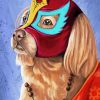 Lucha Libre Dog Diamond Painting