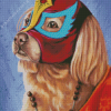 Lucha Libre Dog Diamond Painting