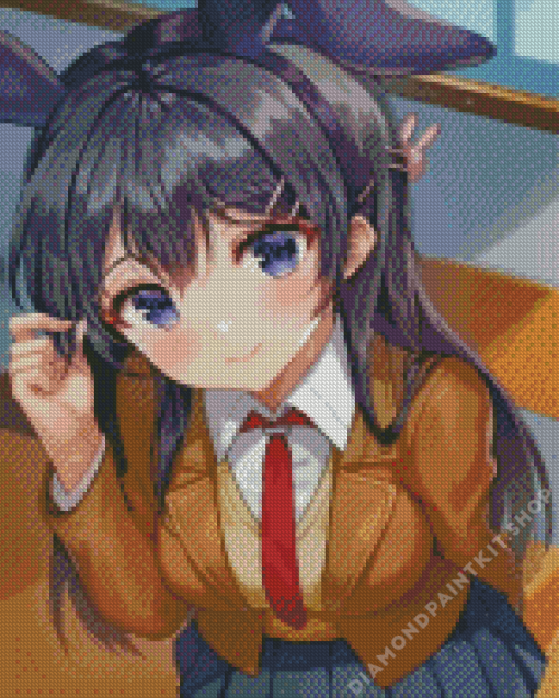 Mai Sakurajima Anime Diamond Painting