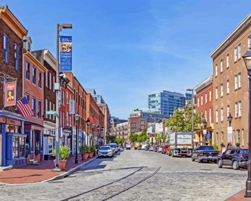 Maryland Fells Point Diamond Painting