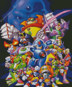 Mega Man X Diamond Painting