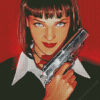 Mia Wallace Character Diamond Painting