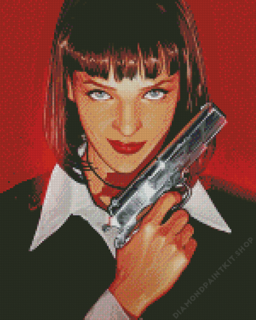 Mia Wallace Character Diamond Painting