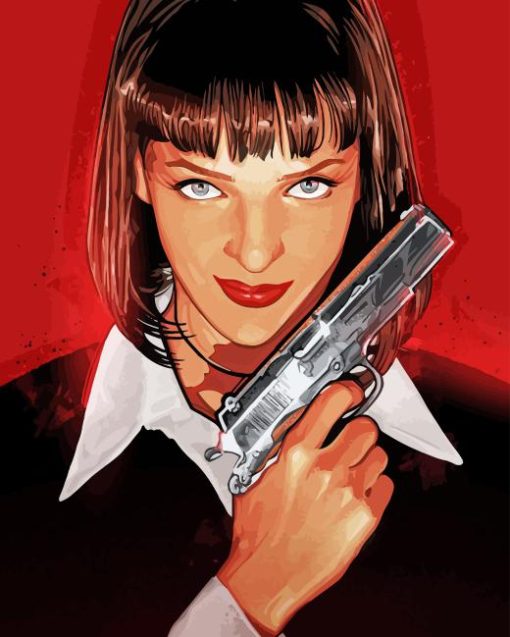 Mia Wallace Character Diamond Painting