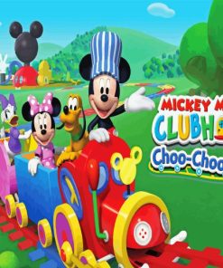 Mickey Mouse Clubhouse Poster Diamond Painting