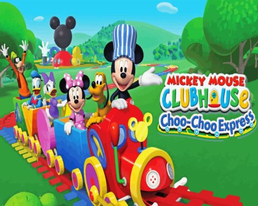 Mickey Mouse Clubhouse Poster Diamond Painting