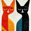 Mid Century Cats Diamond Painting