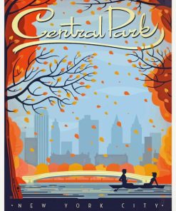 New York Central Park Poster Diamond Painting