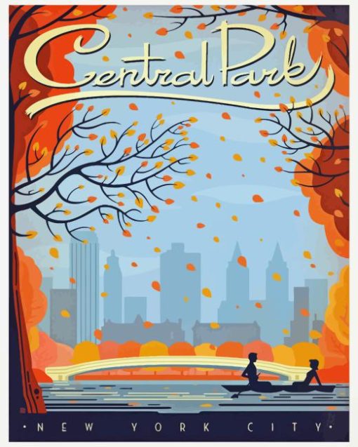 New York Central Park Poster Diamond Painting