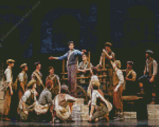 Newsies Characters Diamond Painting