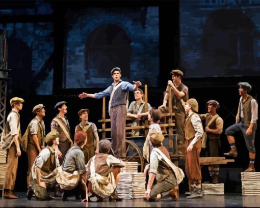 Newsies Characters Diamond Painting