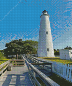 Ocracoke Lighthouse NC Diamond Painting