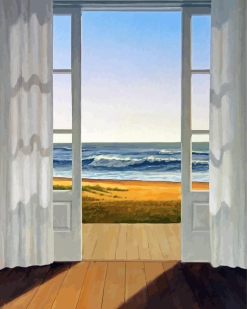 Open Door To Sea Diamond Painting