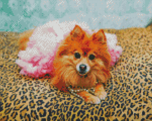 Pampered Dog Diamond Painting