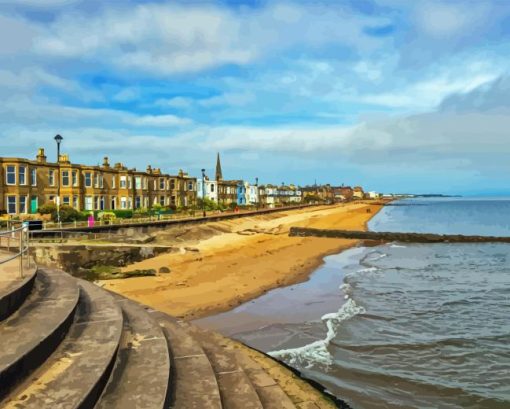 Portobello Edinburgh Seascape Diamond Painting