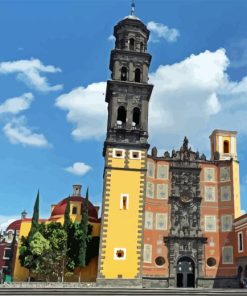 Puebla Church Diamond Painting