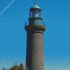 Queenscliff Black Lighthouse Diamond Painting