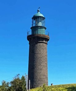 Queenscliff Black Lighthouse Diamond Painting