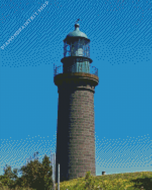 Queenscliff Black Lighthouse Diamond Painting