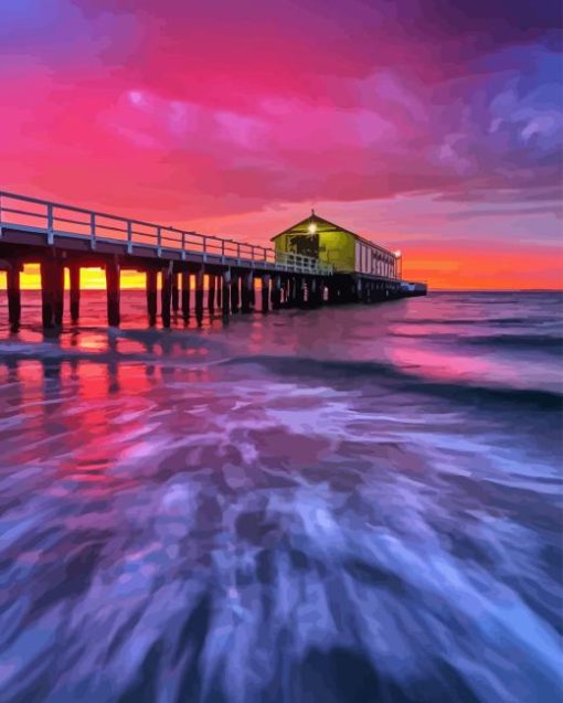 Queenscliff Boardwalk Diamond Painting