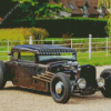 Rat Rod Car Diamond Painting