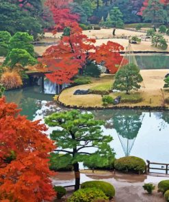 Rikugien Garden In Tokyo Diamond Painting