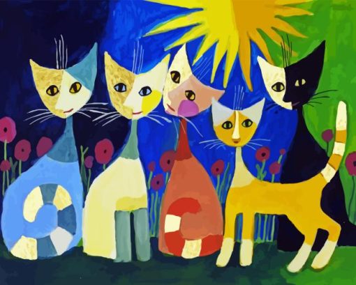 Rosina Wachtmeister Cats Diamond Painting