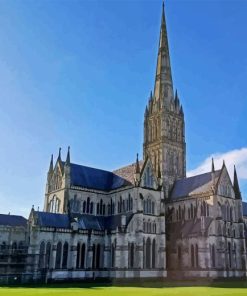 Salisbury Cathedral England Diamond Painting